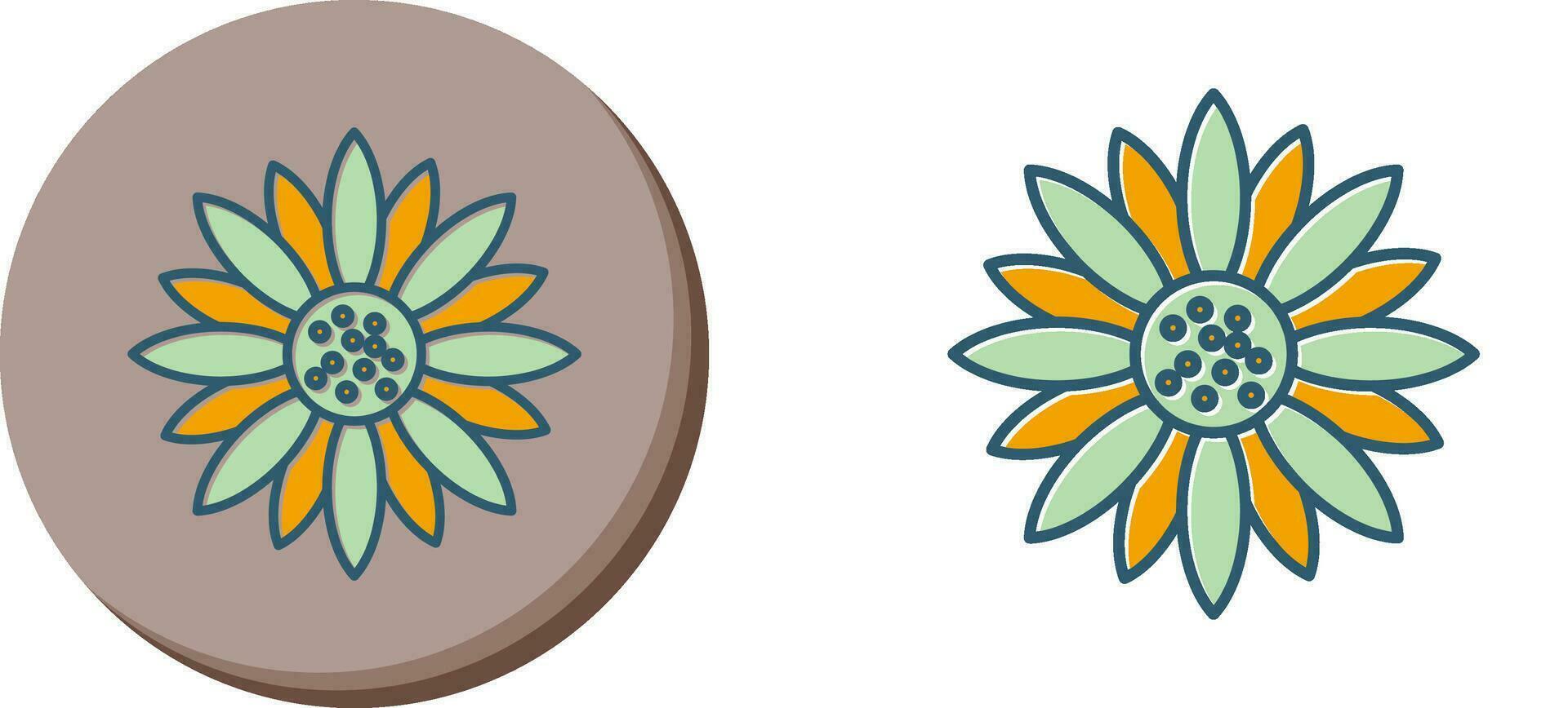 Sunflower Vector Icon