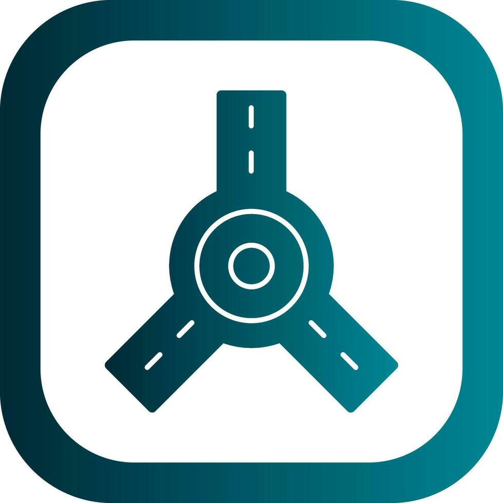 Roundabout Vector Icon Design