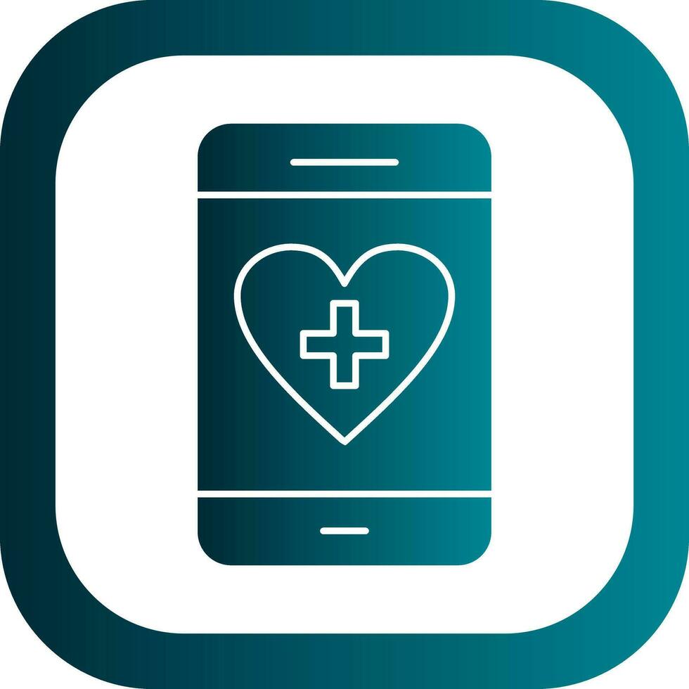 Health App Vector Icon Design