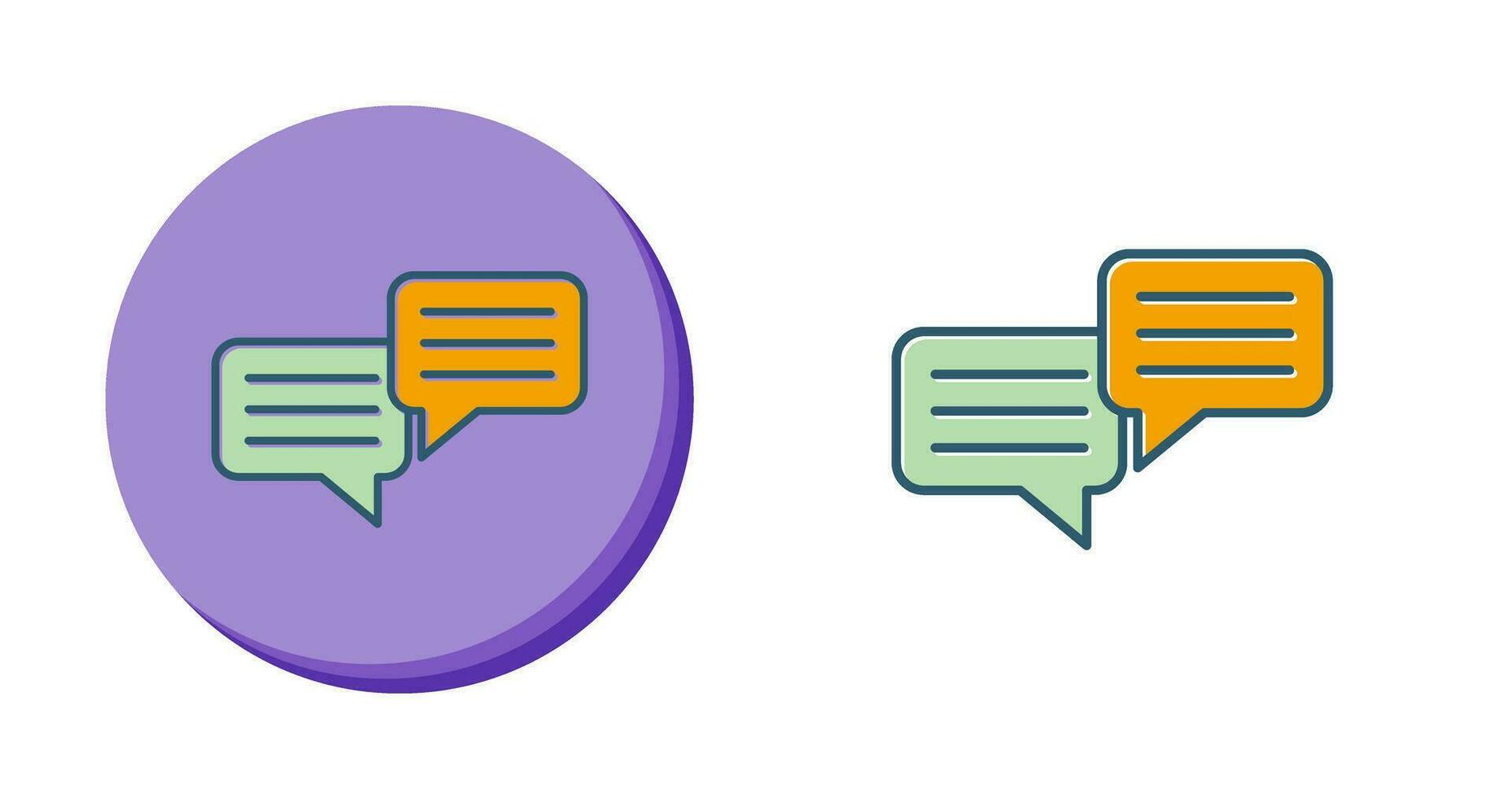 Chatting Vector Icon