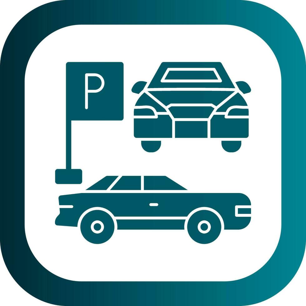 diseño de icono de vector de estacionamiento