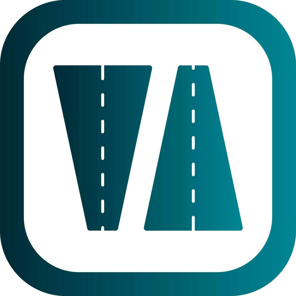 Road Vector Icon Design