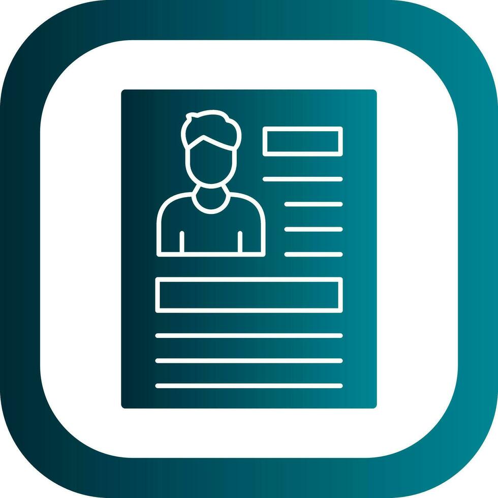 Personal profile Vector Icon Design