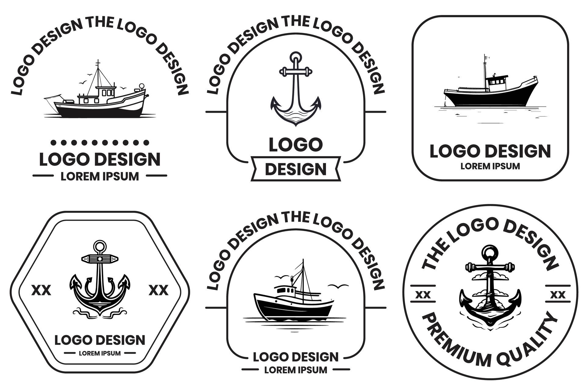 fishing-and-maritime-logo-in-flat-line-art-style-28741639-vector-art-at