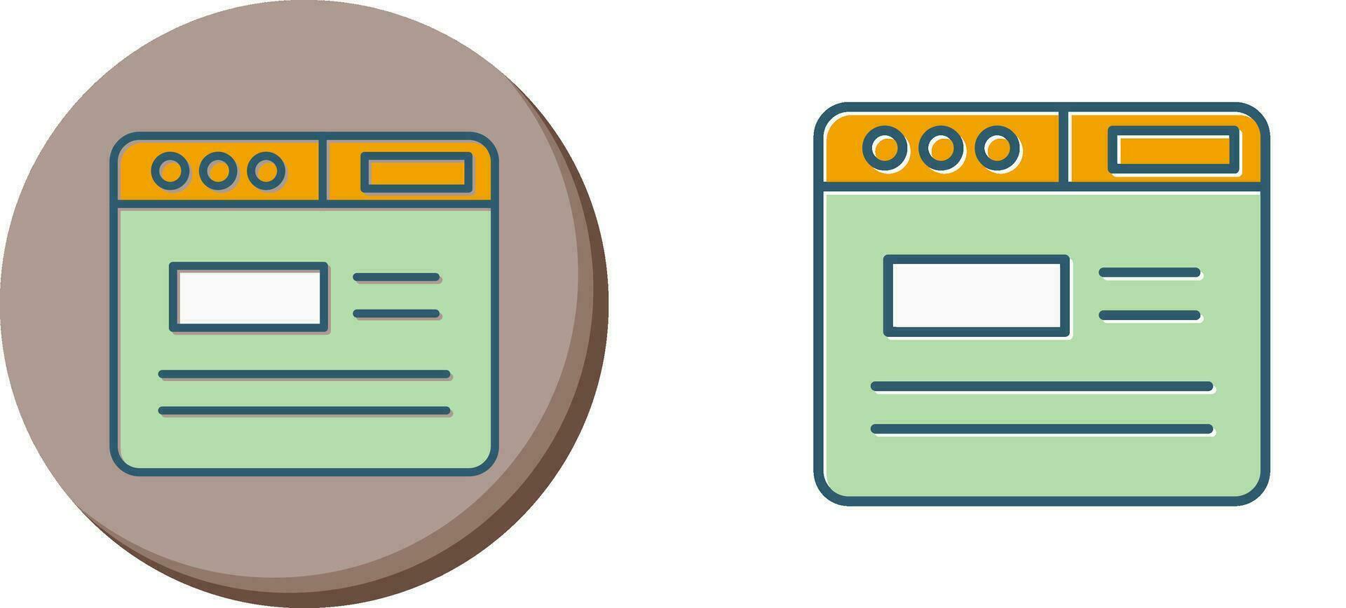 Webpage Vector Icon