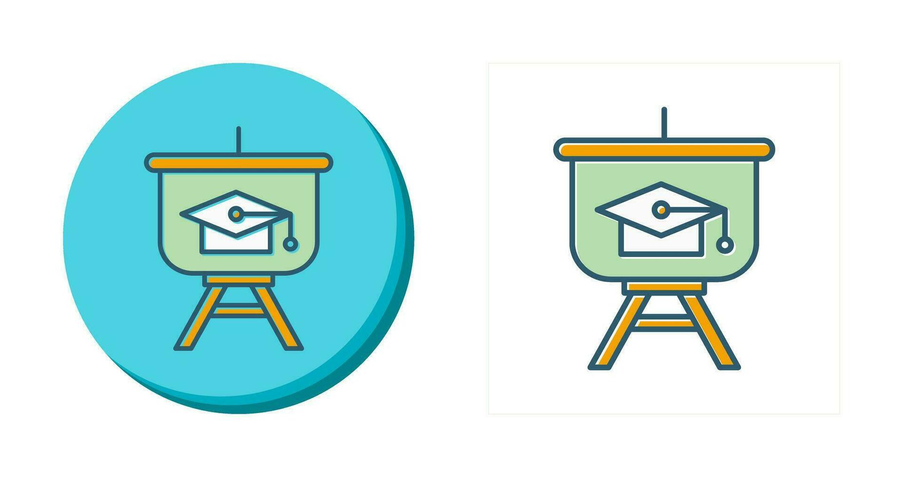 Graduation Presentation Vector Icon