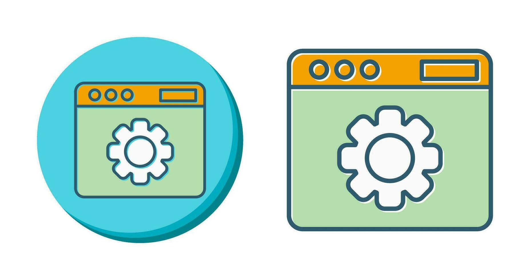 Web Settings Vector Icon