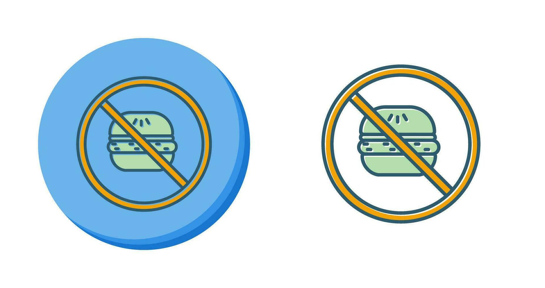 No Eating Vector Icon