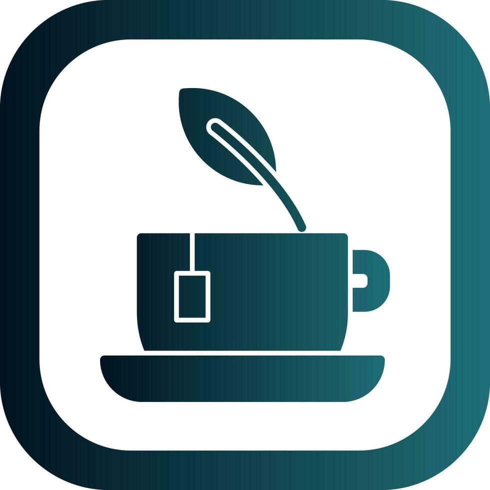 Green tea Vector Icon Design