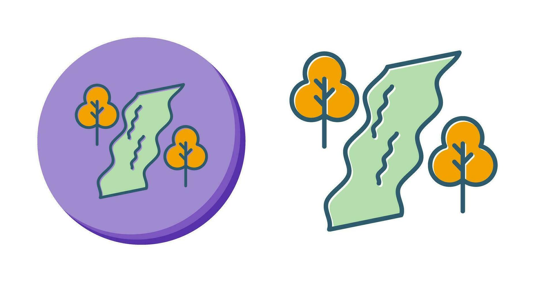 River Vector Icon