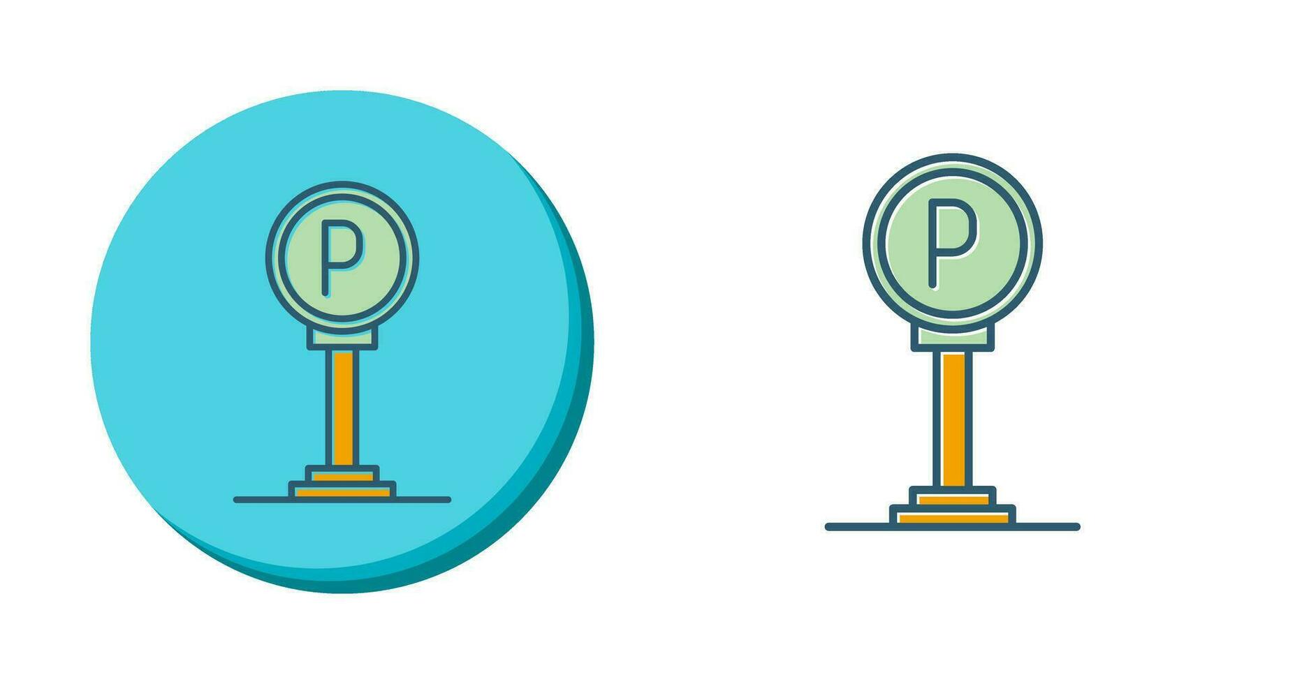 Parking Sign Vector Icon