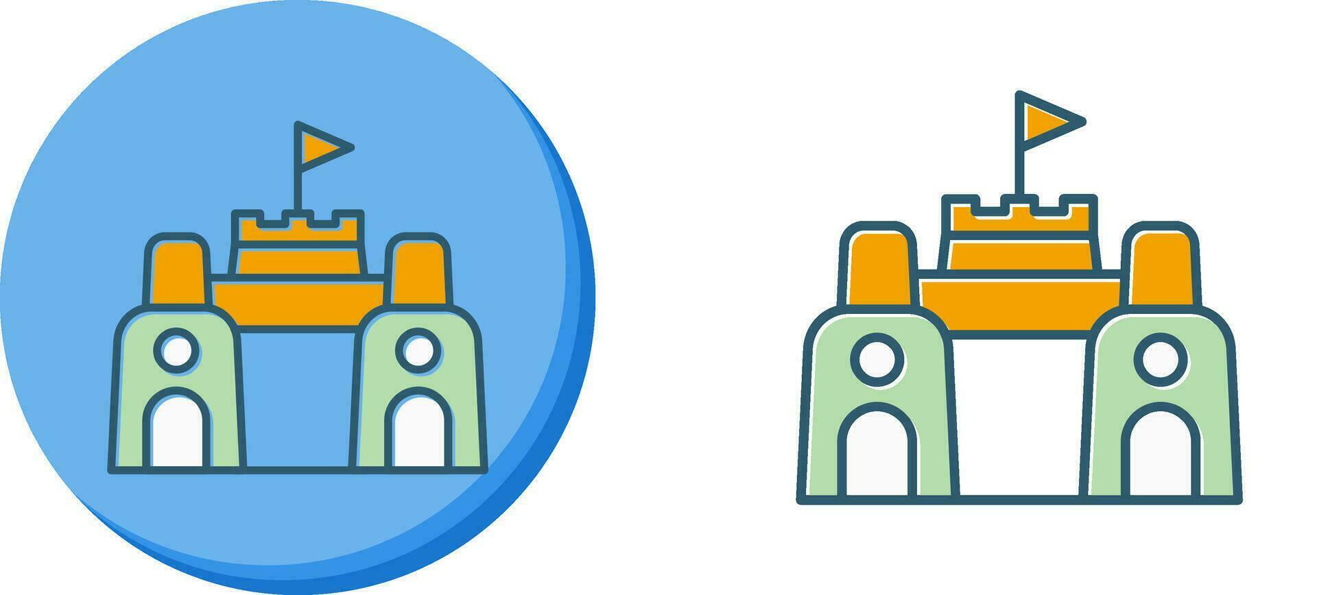 Toy Castle Vector Icon