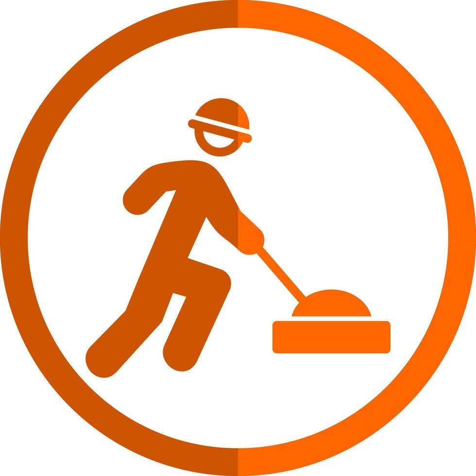 Road Work Vector Icon Design