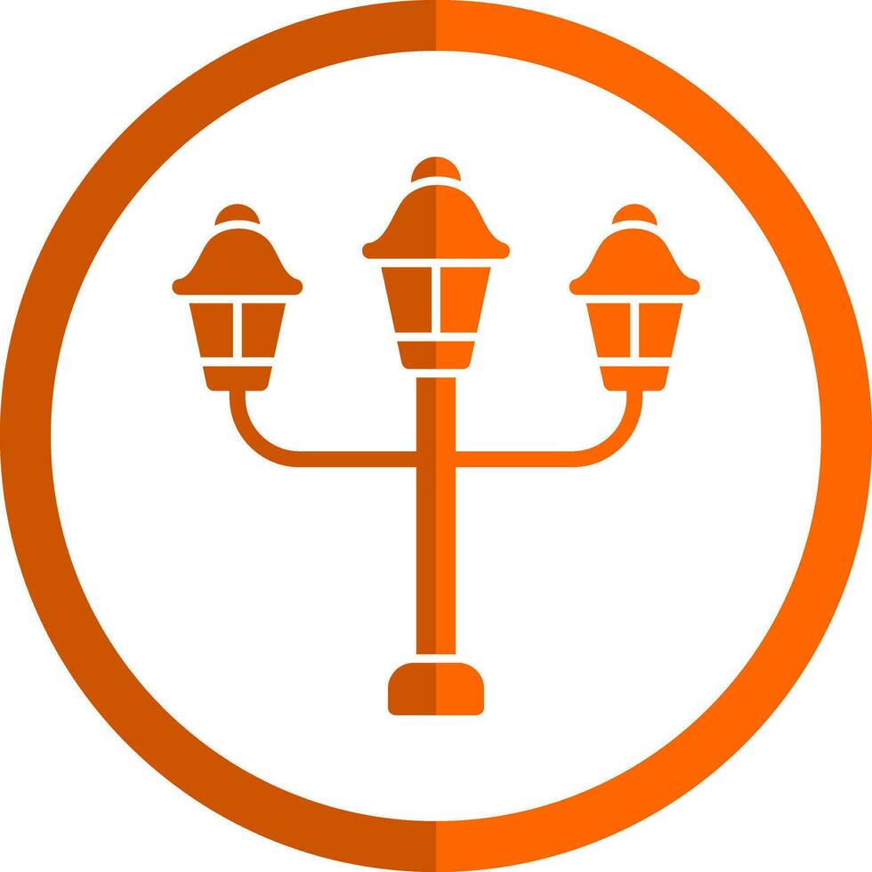 Streert Lamp Vector Icon Design