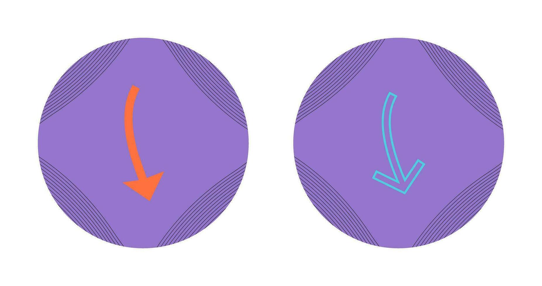 Arrow Pointing Down Vector Icon
