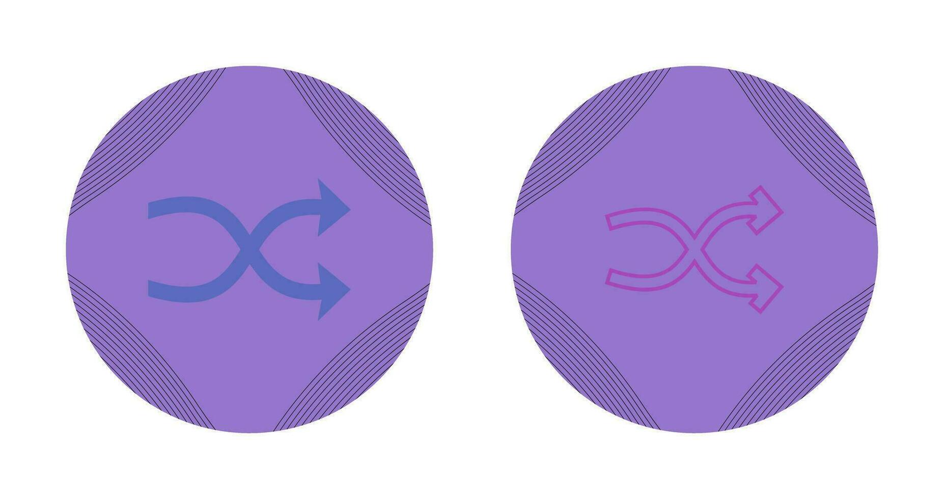 Shuffle Vector Icon