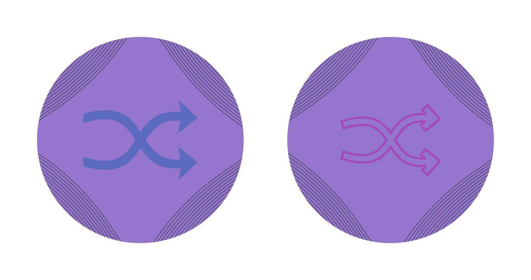 Shuffle Vector Icon