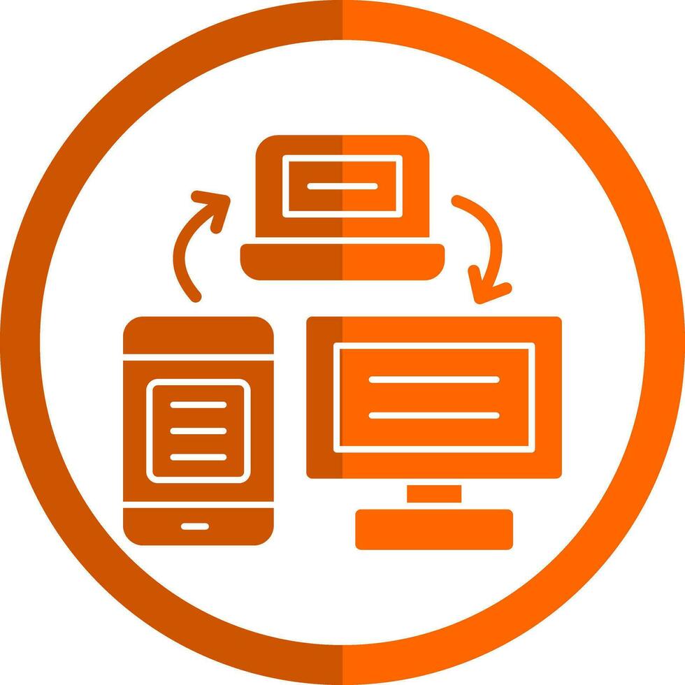 diseño de icono de vector de transferencia de datos