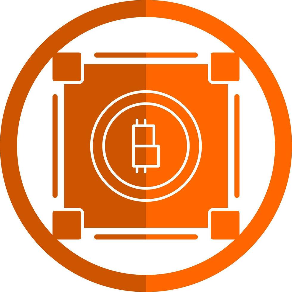 Distributed ledger Vector Icon Design