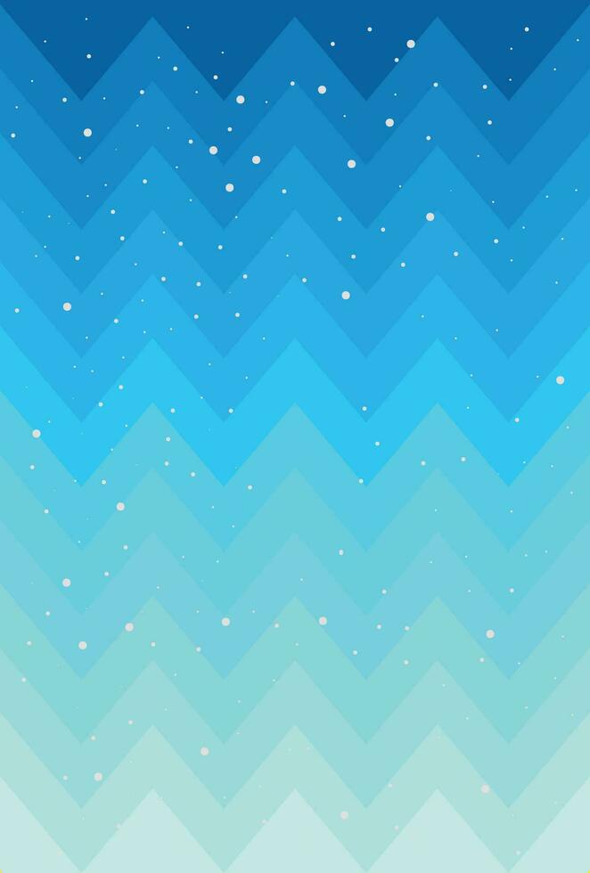 Abstract blue vector background with snowflakes. Vector illustration