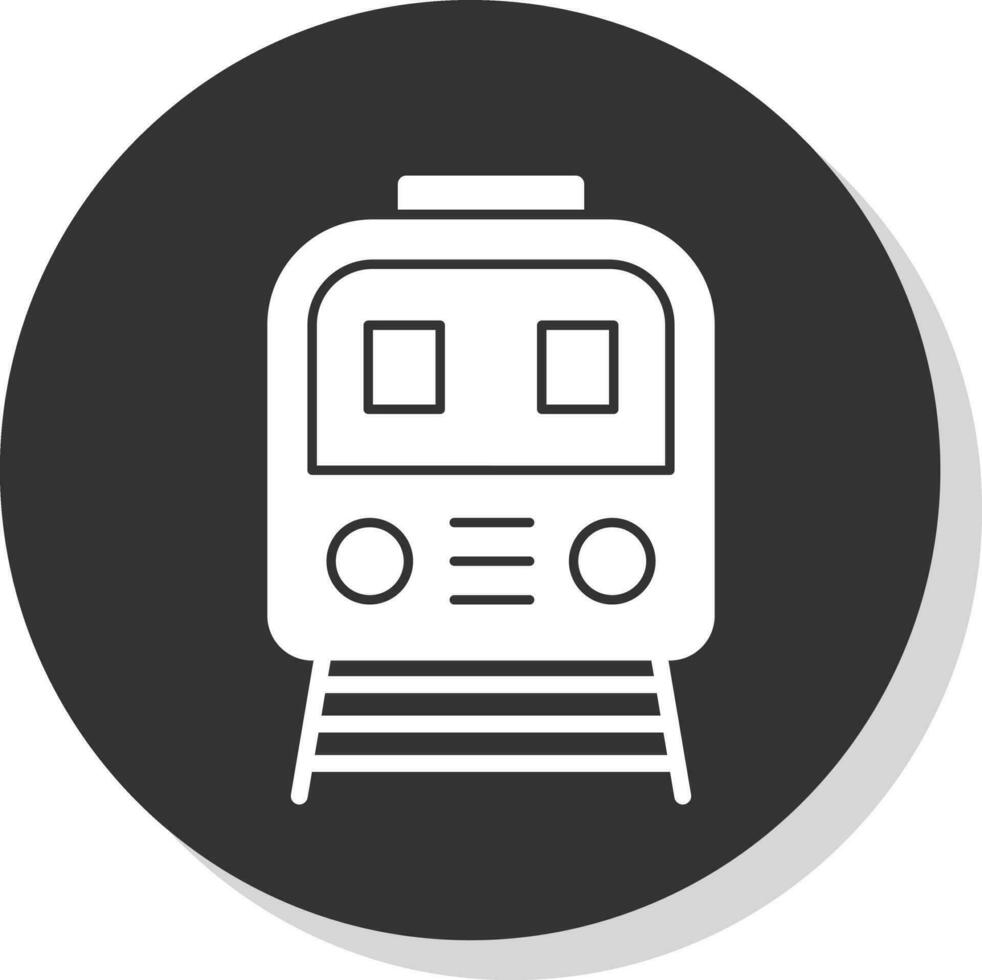 Tram Vector Icon Design