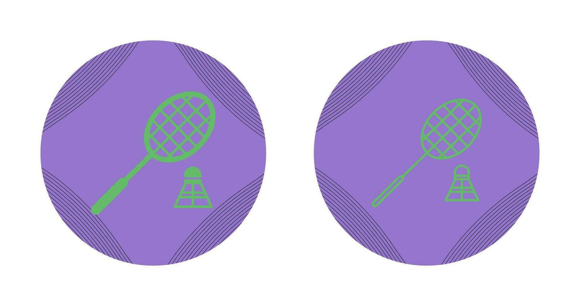 Badminton Vector Icon
