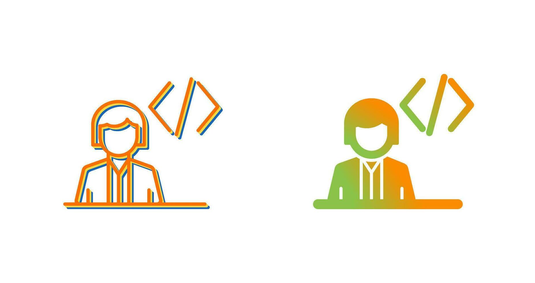 Programmer Vector Icon