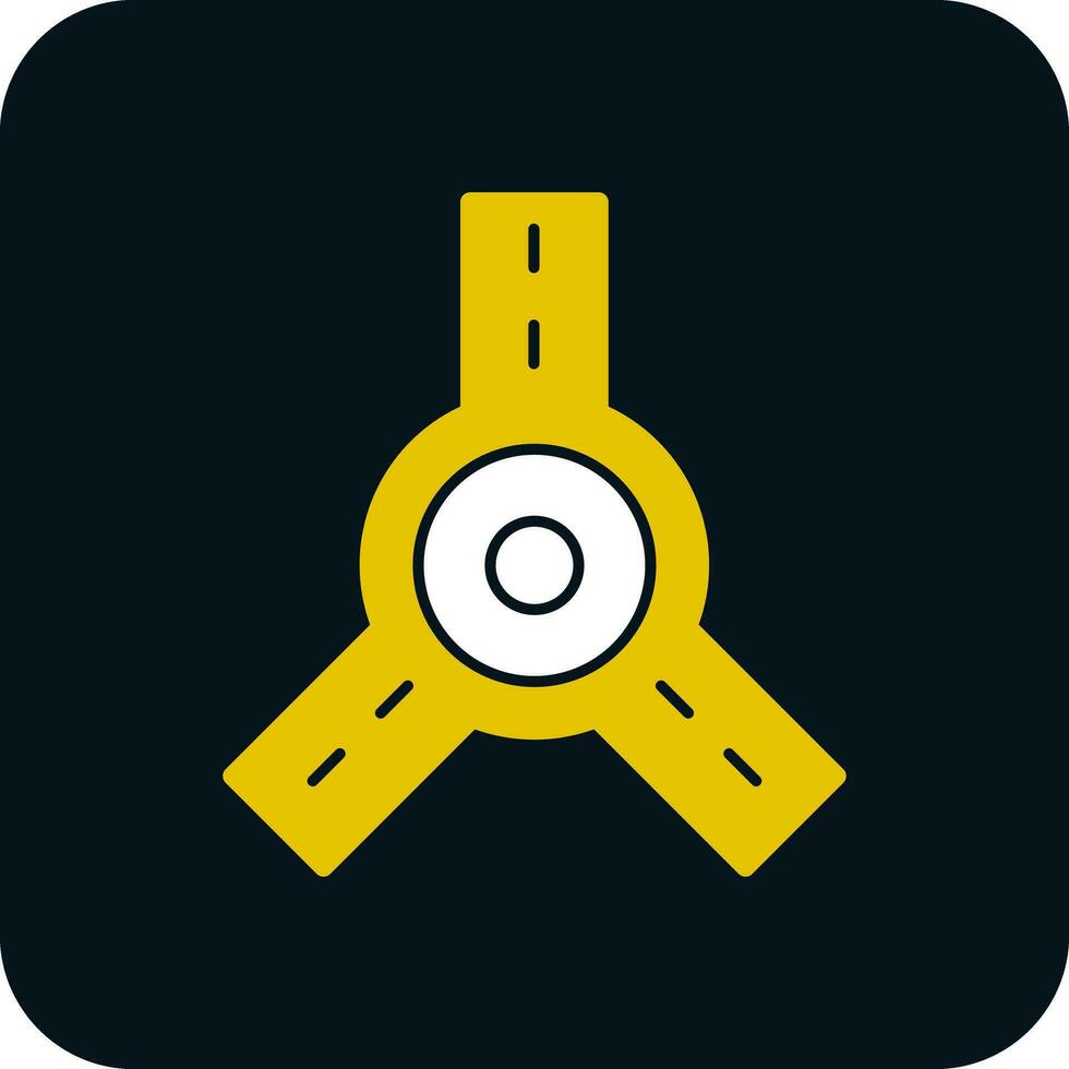 Roundabout Vector Icon Design