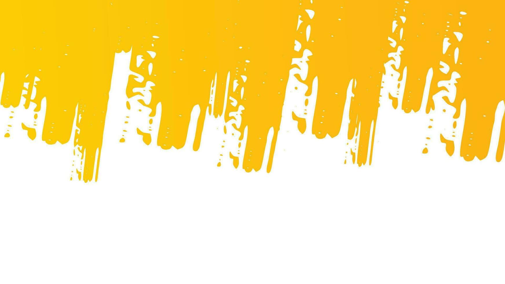Abstract yellow grunge texture on white vector background