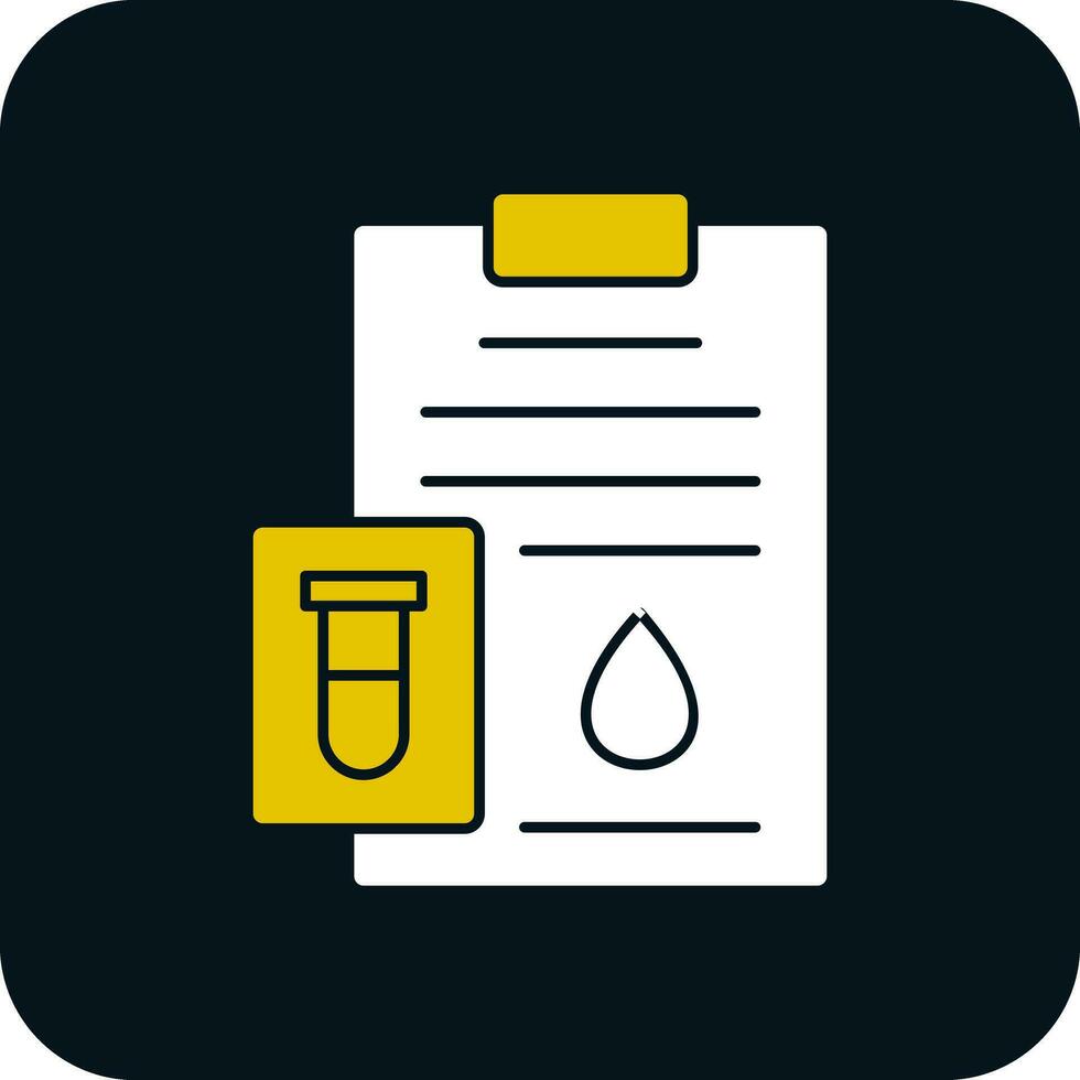 Blood Test Vector Icon Design