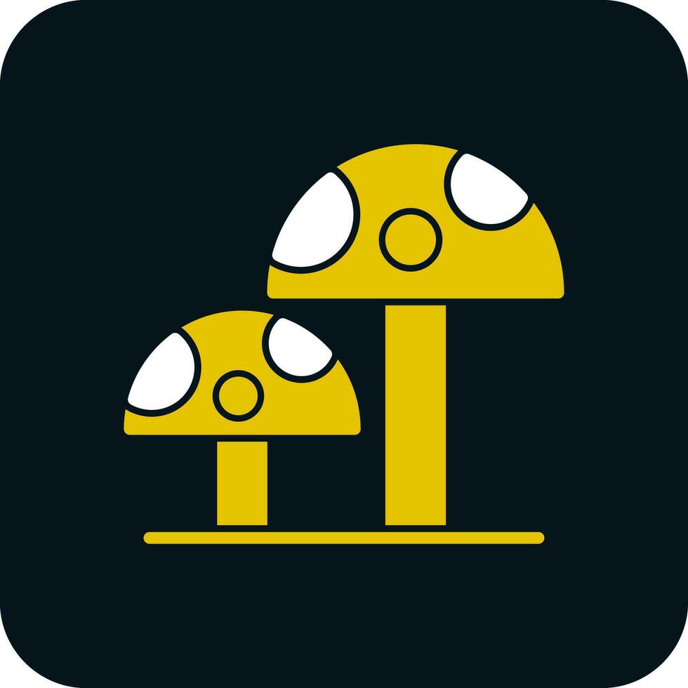 Mushrooms Vector Icon Design