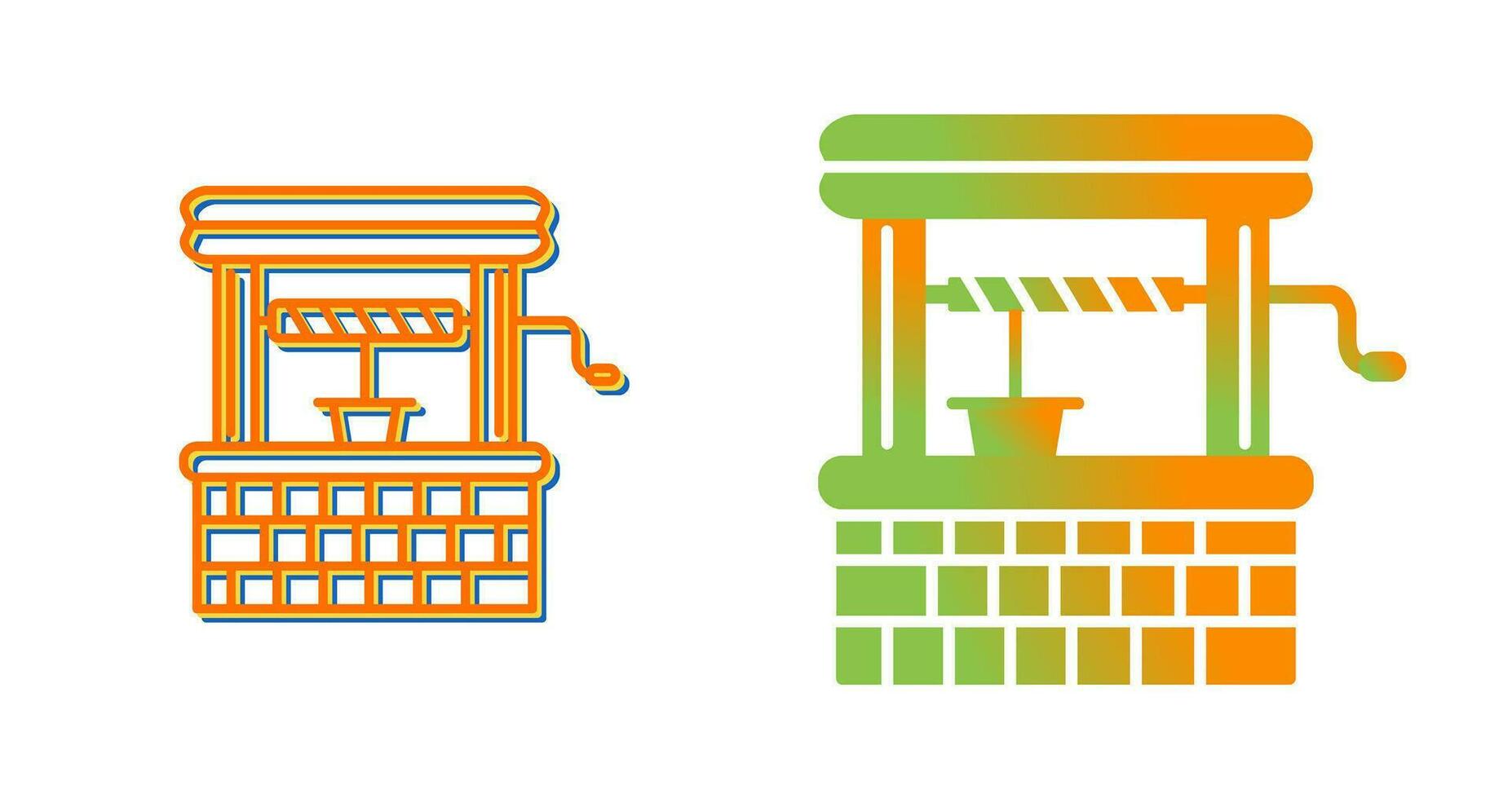 Water Well Vector Icon