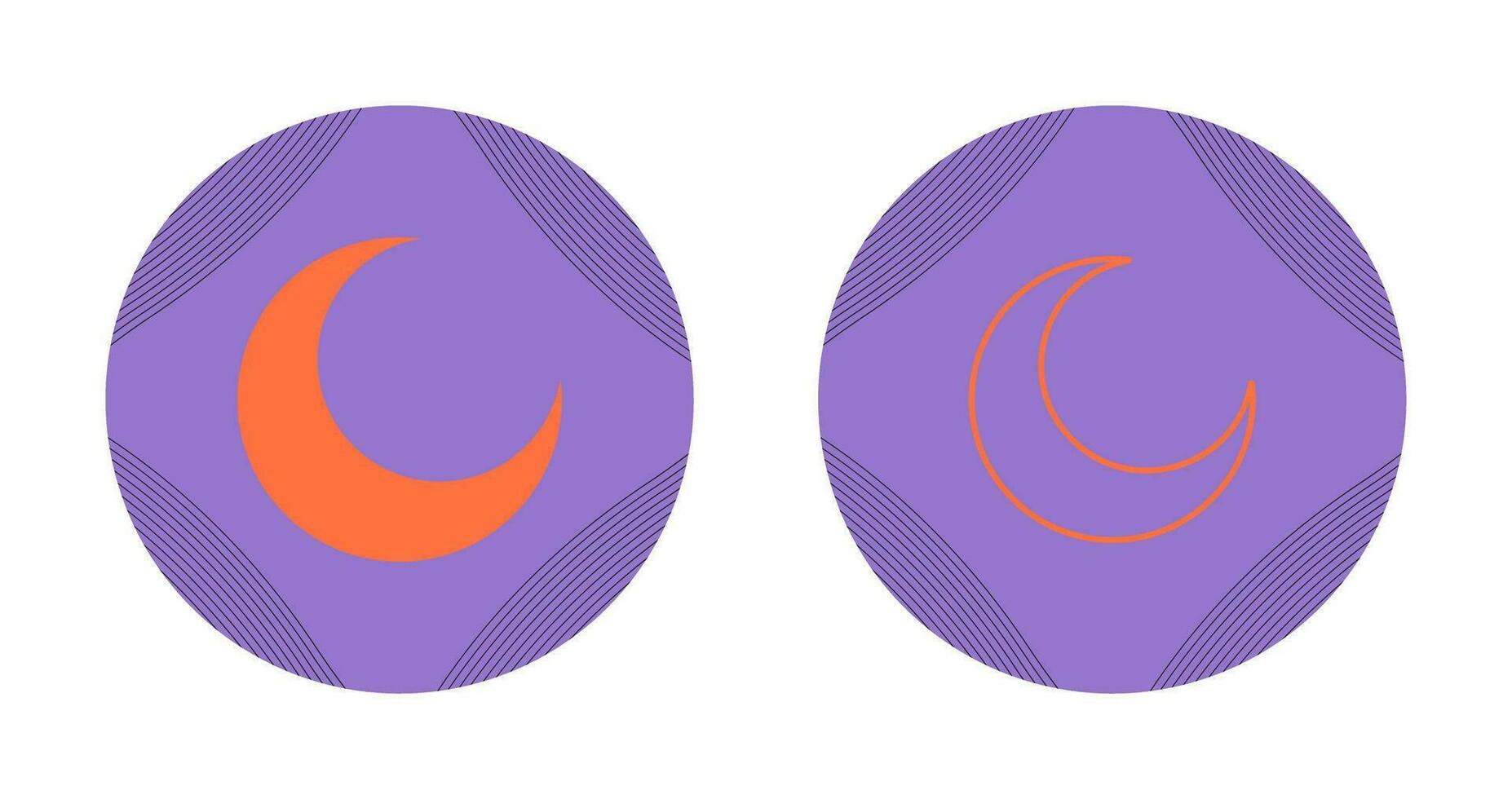 Half Moon Vector Icon