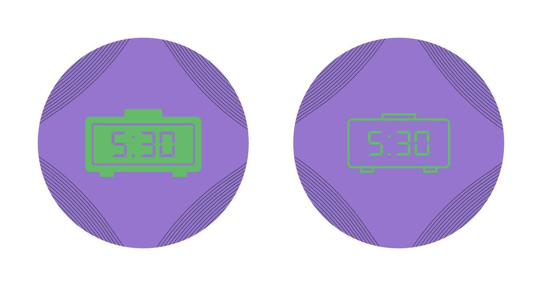 Digital Clock Vector Icon