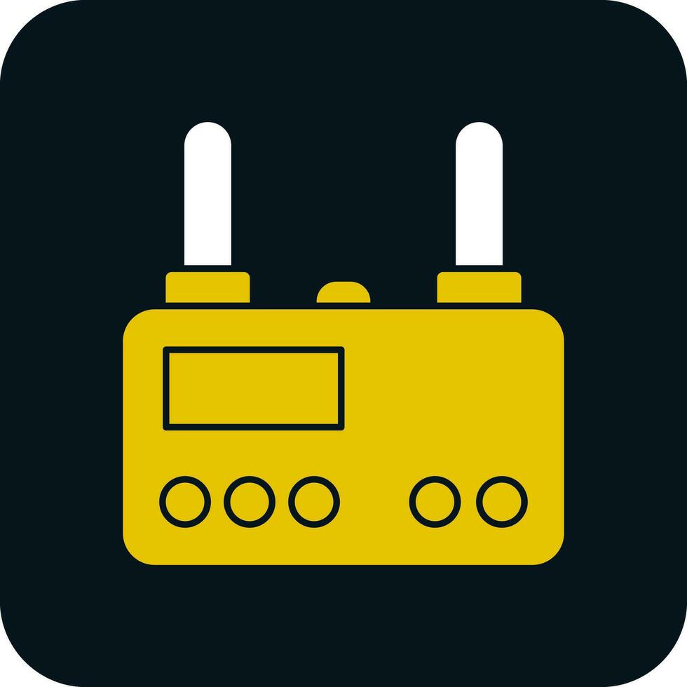 Wireless router Vector Icon Design