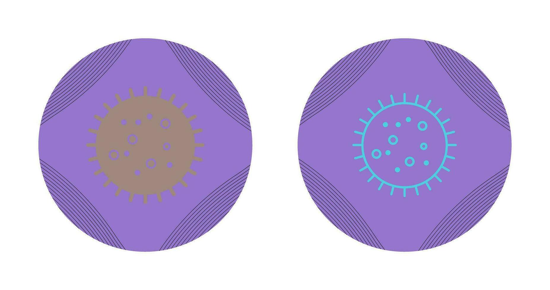 Bacteria in Slide Vector Icon