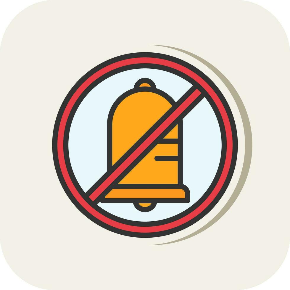 No Alarm Vector Icon Design