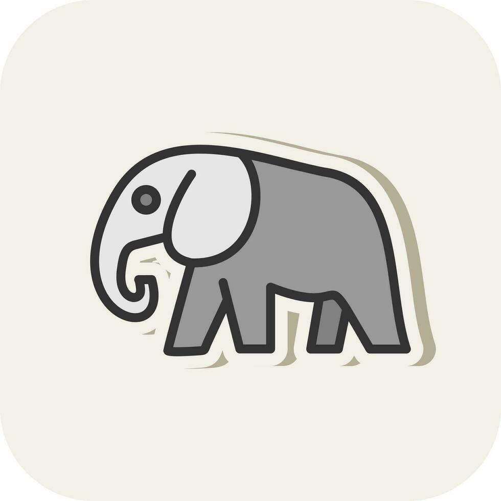 Wild Animal Vector Icon Design