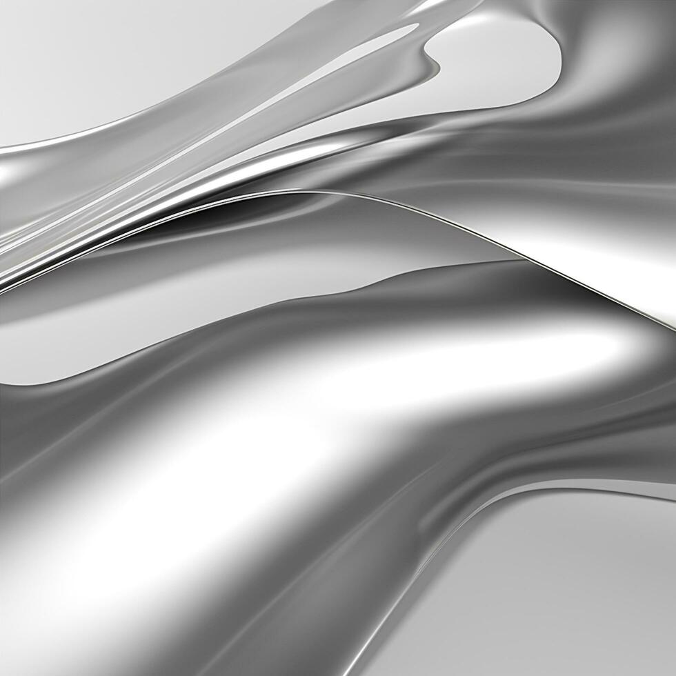 Abstract metallic gray background silver glossy metallic background Stainless steel background silver background Silver steel countertop chrome surface background nickel surface AI generated photo