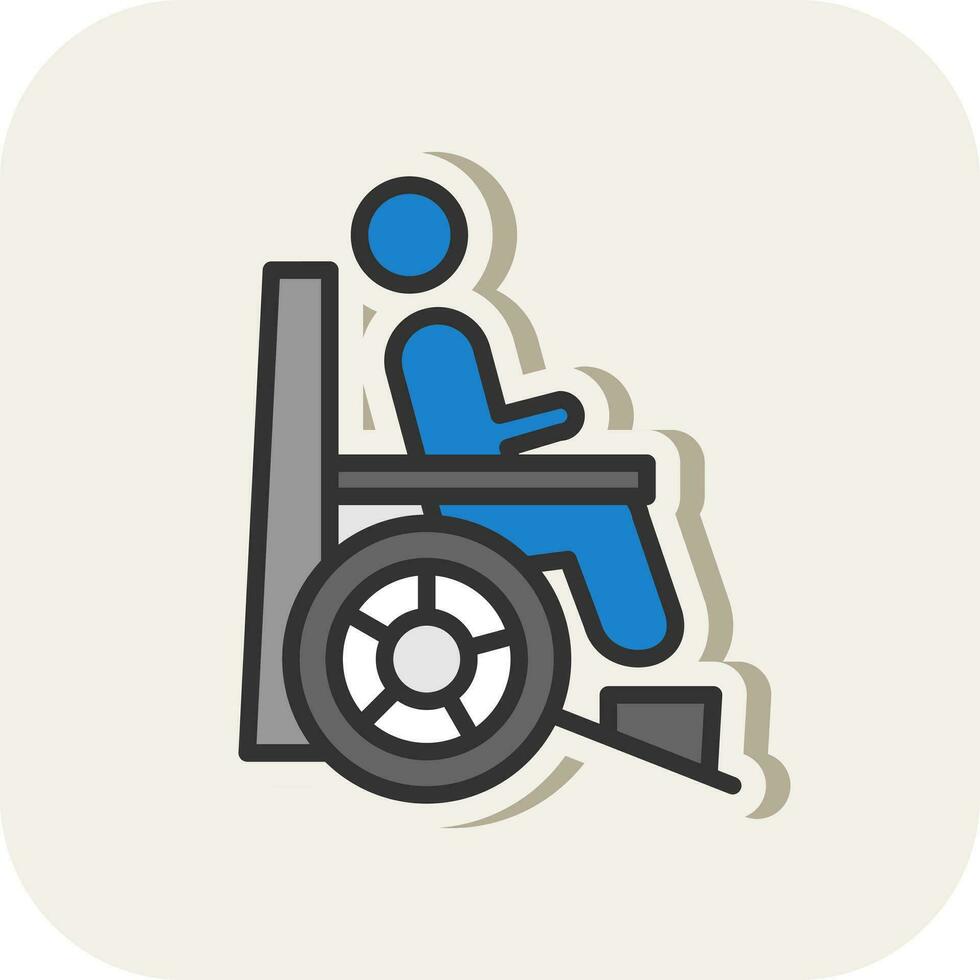 Disability Vector Icon Design