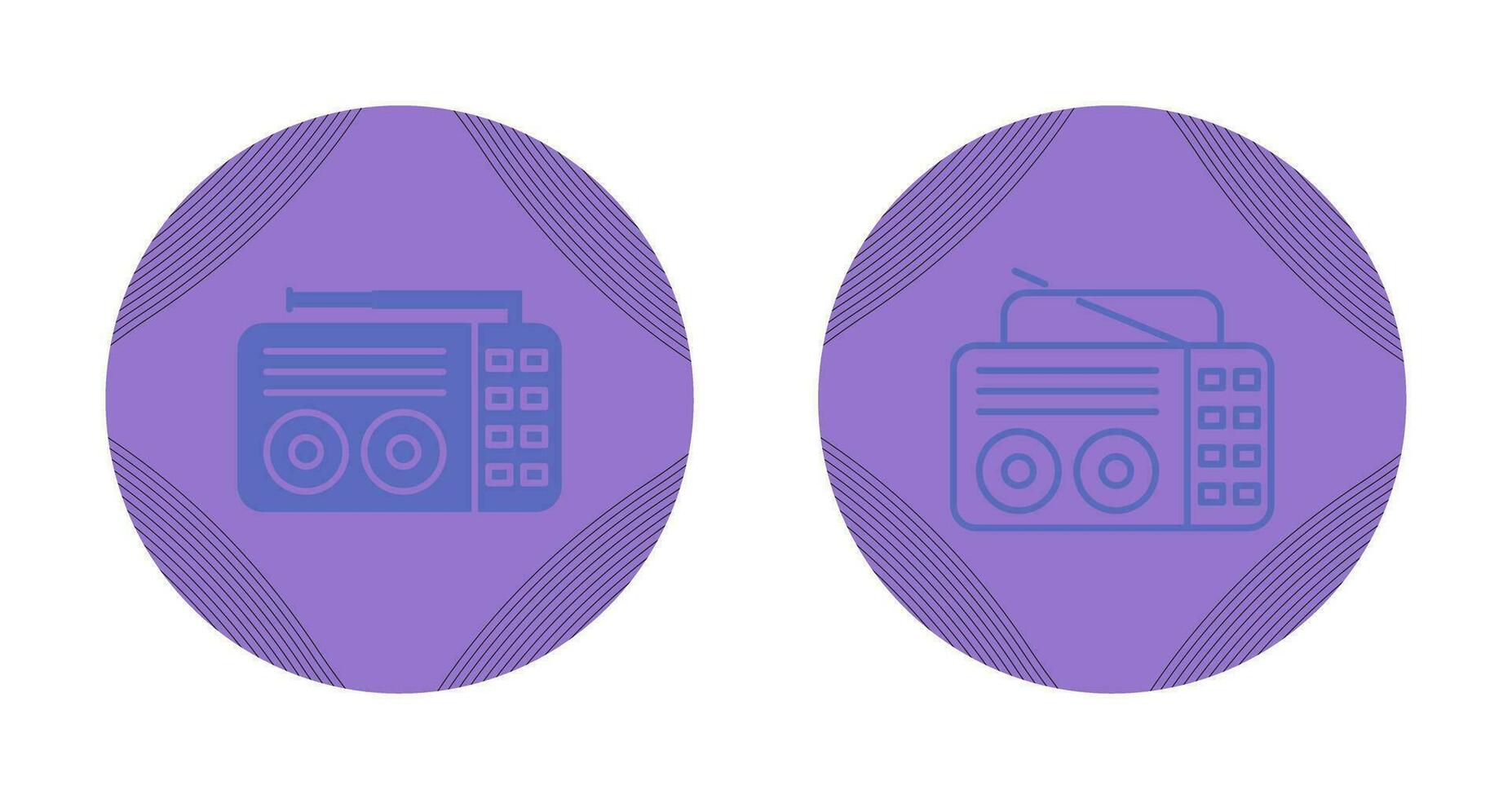 Old Radio Vector Icon