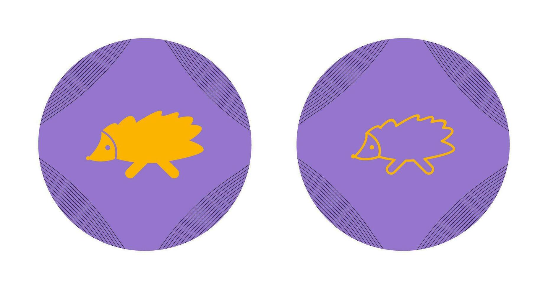 Hedgehog Vector Icon