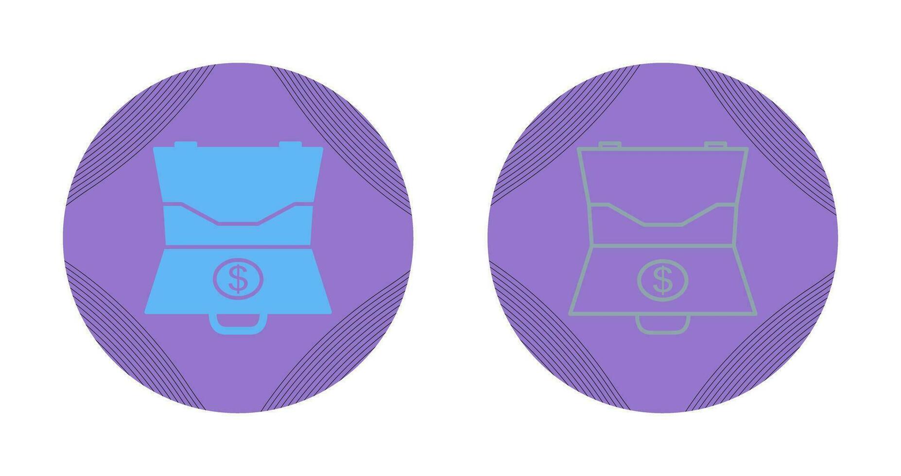 Dollar Briefcase Vector Icon
