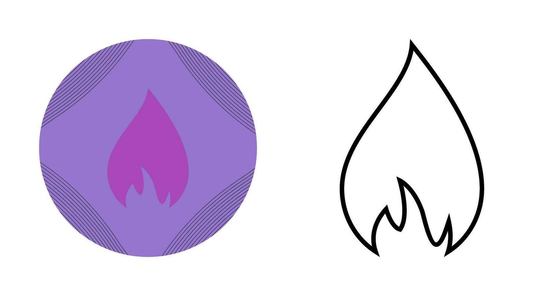 Flame Vector Icon