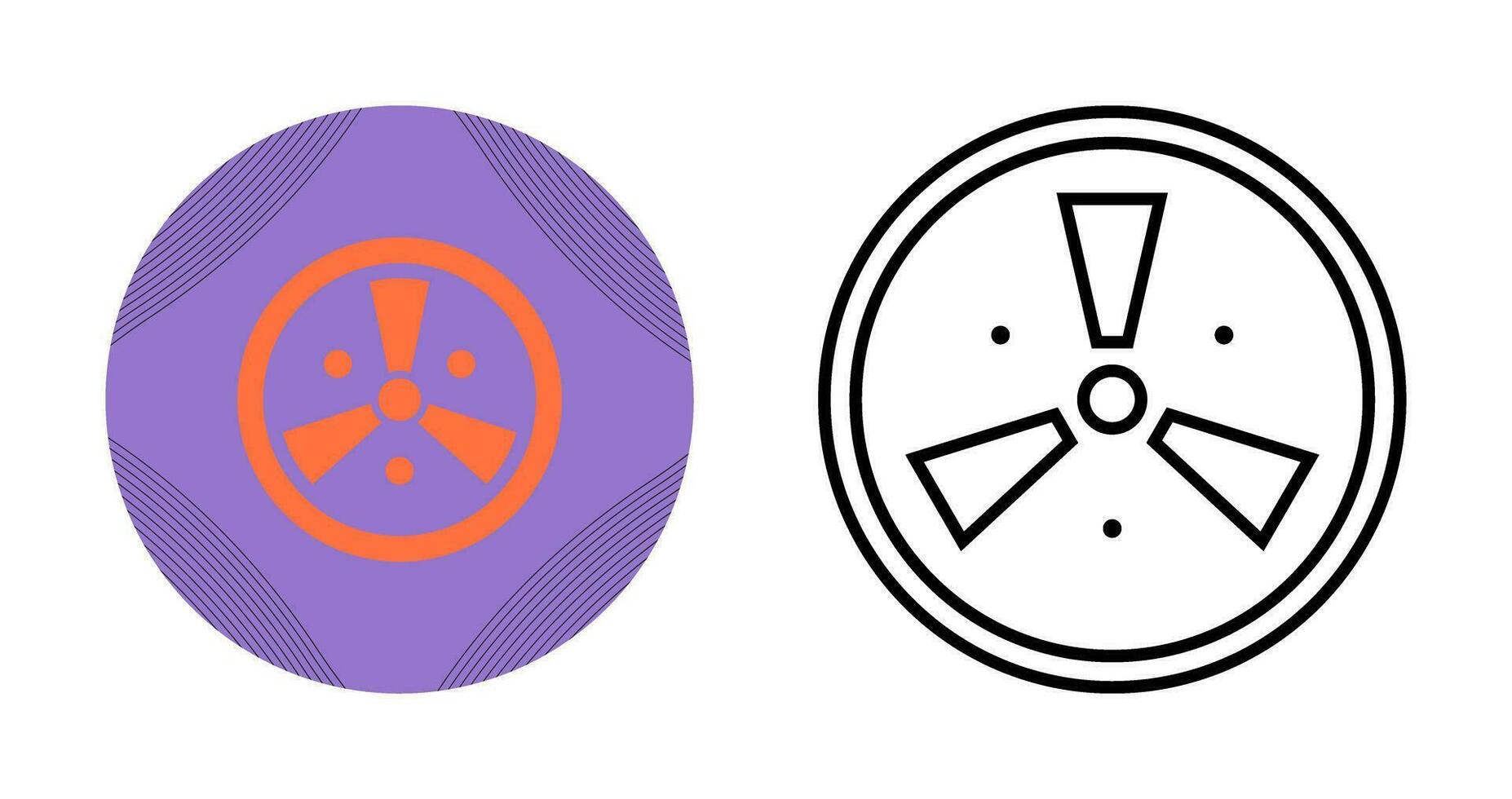 Radiation Vector Icon