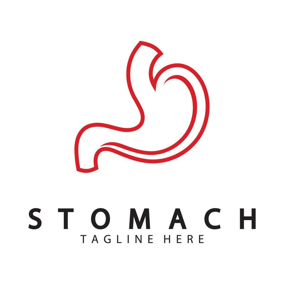 stomach care icon designs vector