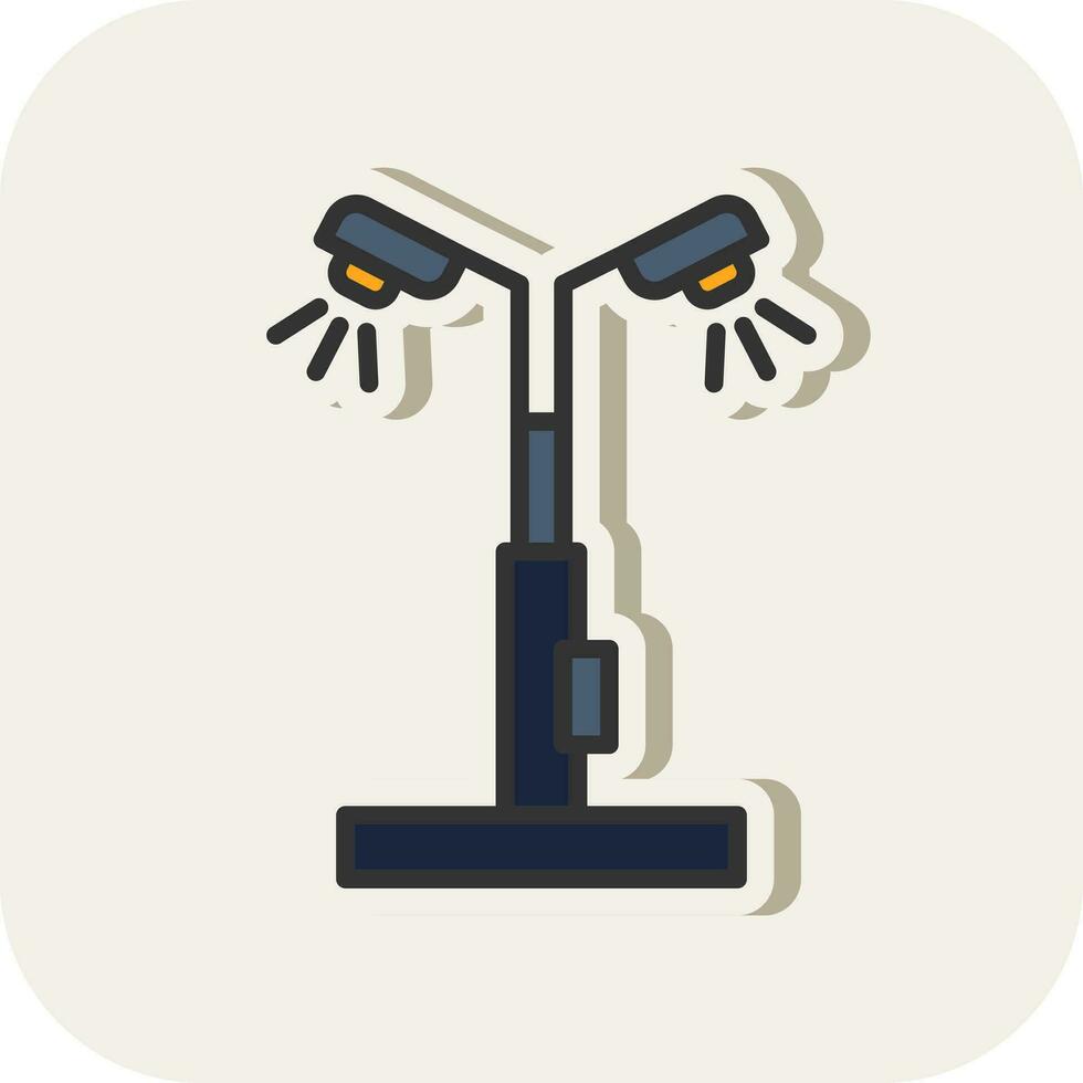 Street light Vector Icon Design