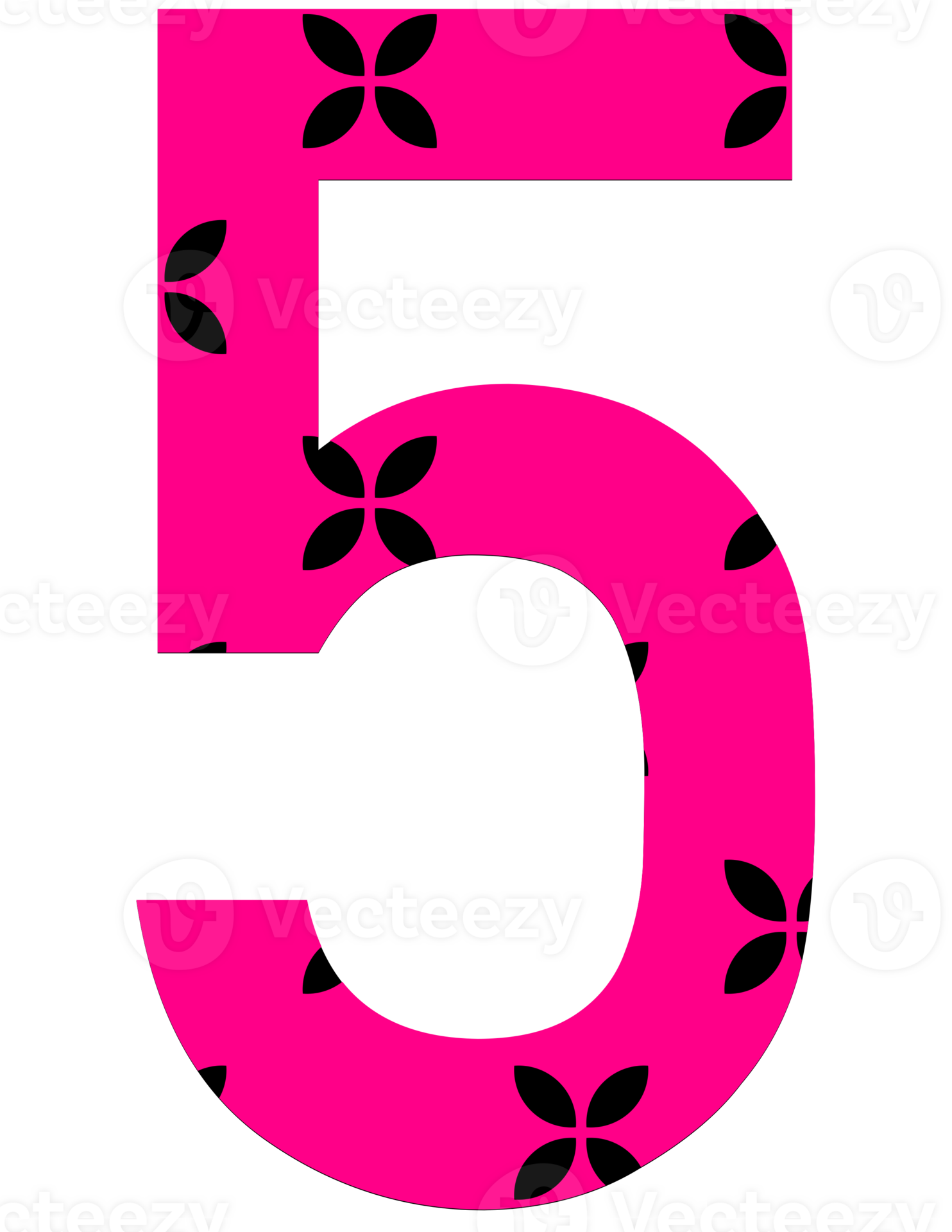Illustration png cute bright pink numbers 28745970 PNG