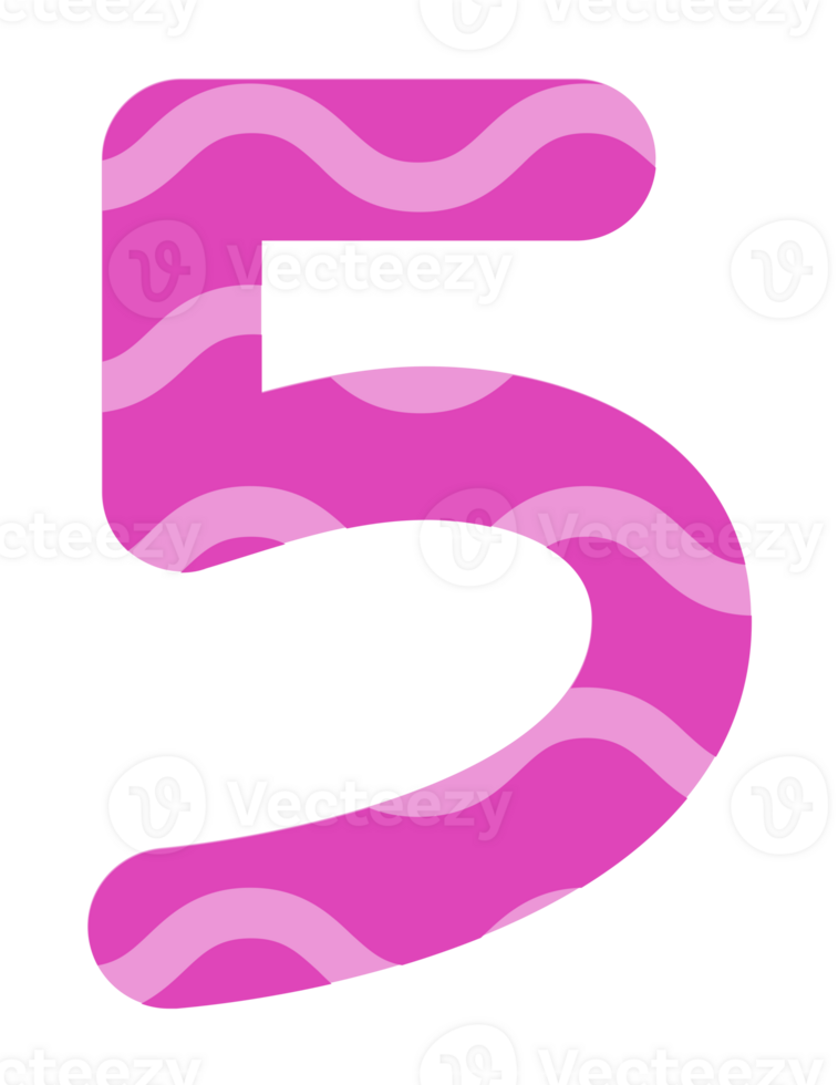 Illustration png cute bright pink numbers 28745977 PNG