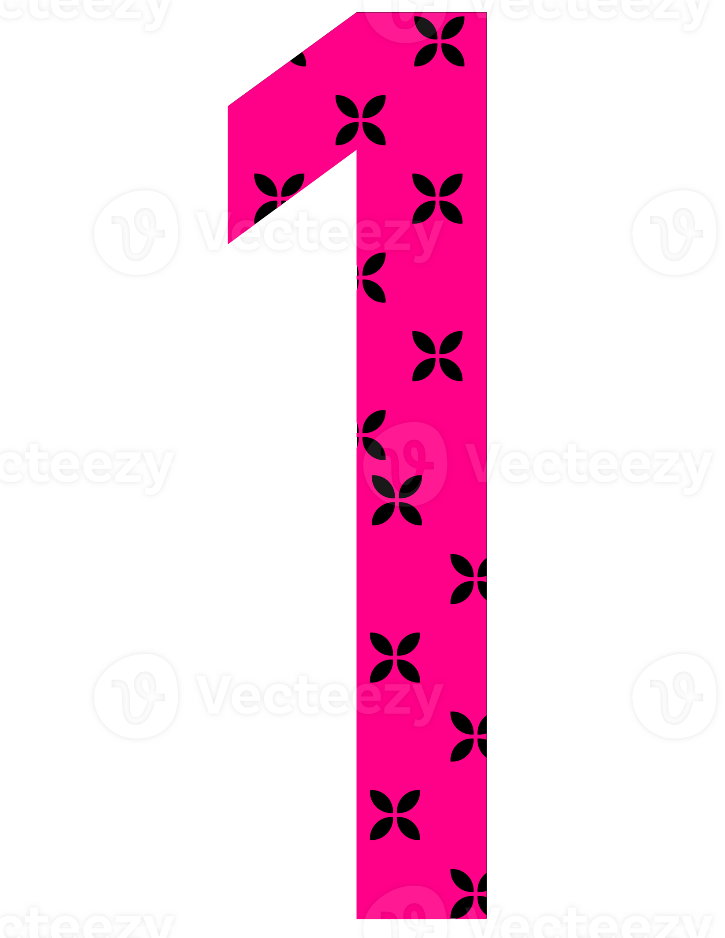 Illustration png cute bright pink numbers 28745990 PNG